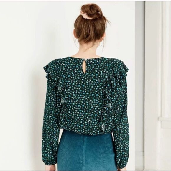 NWT Boho Floral Ruffle Top - Picture 2 of 8